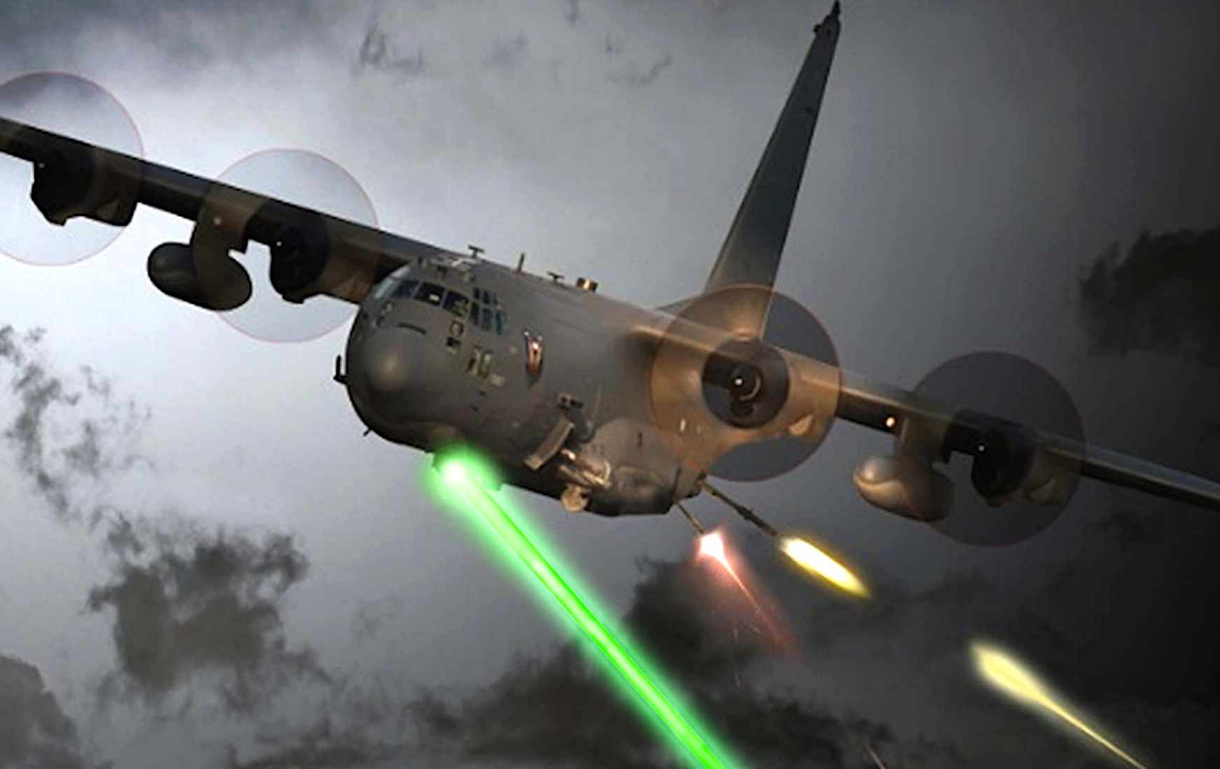 Самолёт ВВС США AC-130J Ghostrider оборудуют лазерной пушкой