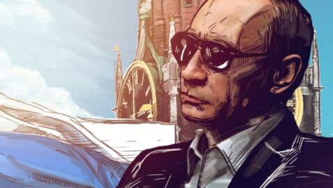 В горсовете Львова депутат от «ЕС» нарисовал портрет Путина (видео)