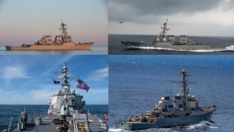«Из-за угрозы вторжения России в Украину»: США направили группу эсминцев в Европу для наращивания военного присутствия