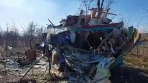 ФСБ: выпущенный с территории Украины снаряд полностью разрушил погранпункт в Ростовской области (видео)