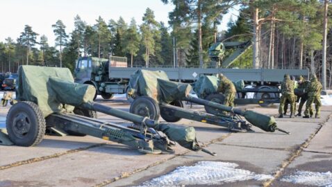 Эстония поставила Украине гаубицы, дроны, противотанковые мины, автоматы и гранатомёты