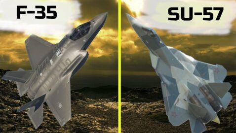 Американские военные смоделировали поединок истребителей Су-57 и F-35