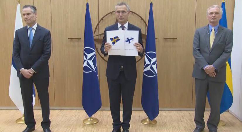Швеция и Финляндия официально подали заявки на вступление в НАТО