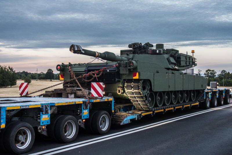 Первые американские танки Abrams прибыли в Польшу (фото)