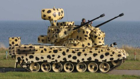 В Украину прибыли первые немецкие ЗСУ Gepard 1A2