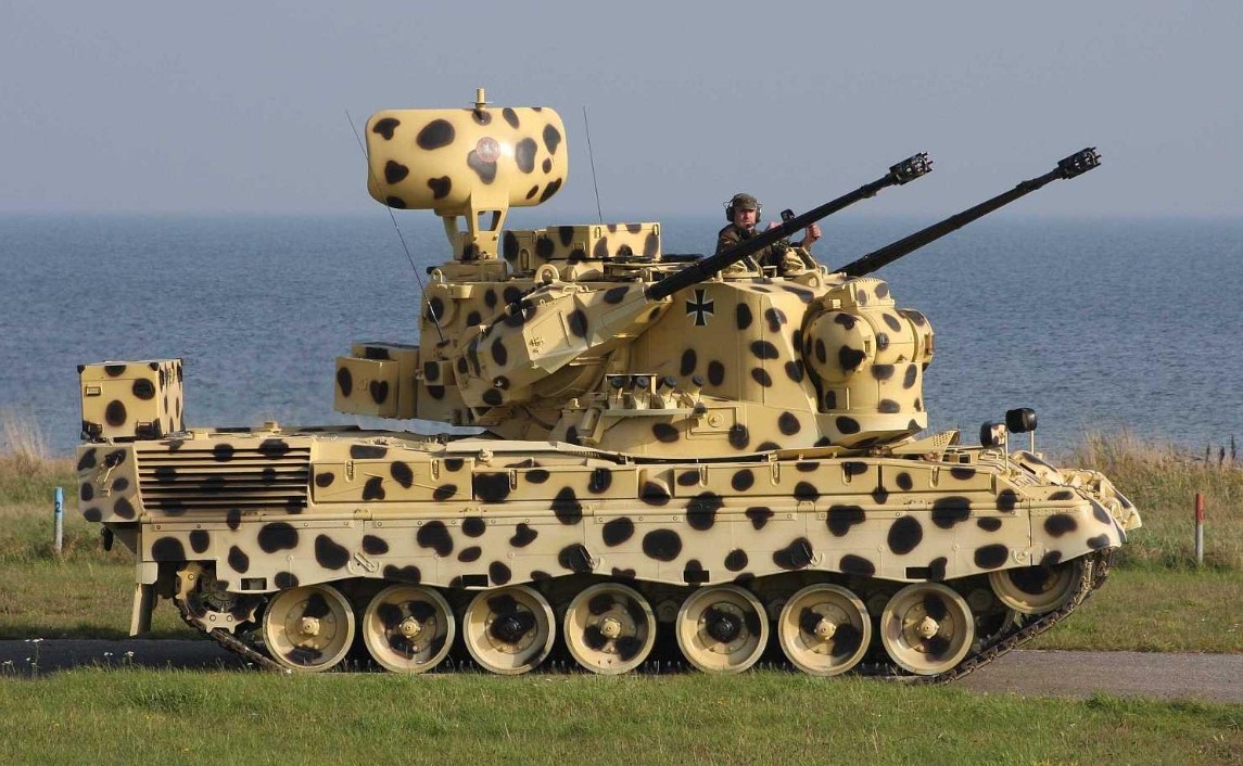 В Украину прибыли первые немецкие ЗСУ Gepard 1A2