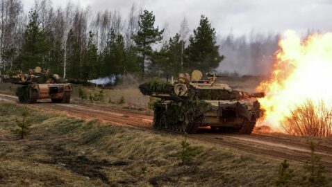 На польской территории начались танковые учения «Медведь-22» с участием США, Великобритании и Польши