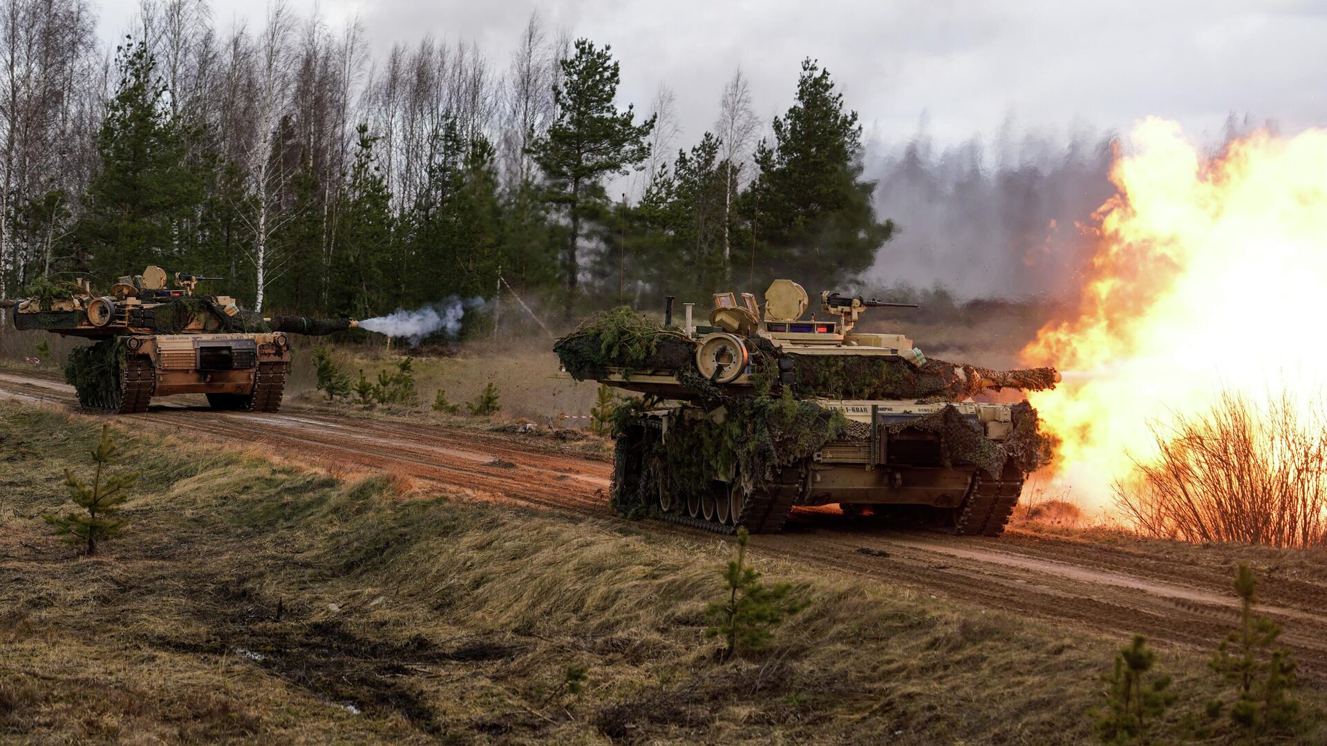 На польской территории начались танковые учения «Медведь-22» с участием США, Великобритании и Польши